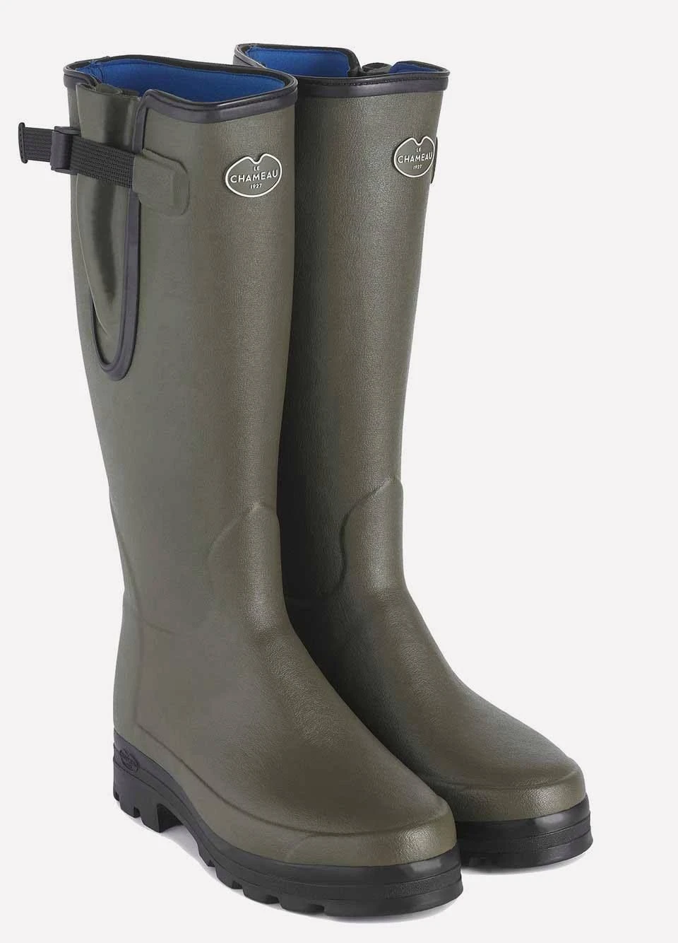 Le Chameau Mens Vierzonord Wellingtons - Vert Chameau 2 Le Chameau Mens Vierzonord Wellingtons - Vert Chameau - Image 2