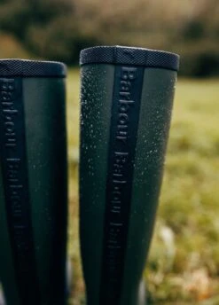 Barbour Abbey Wellingtons - Olive -Throstlenest Store abbeyolive3rdy