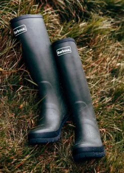 Barbour Abbey Wellingtons - Olive -Throstlenest Store abbeyolive6rdy