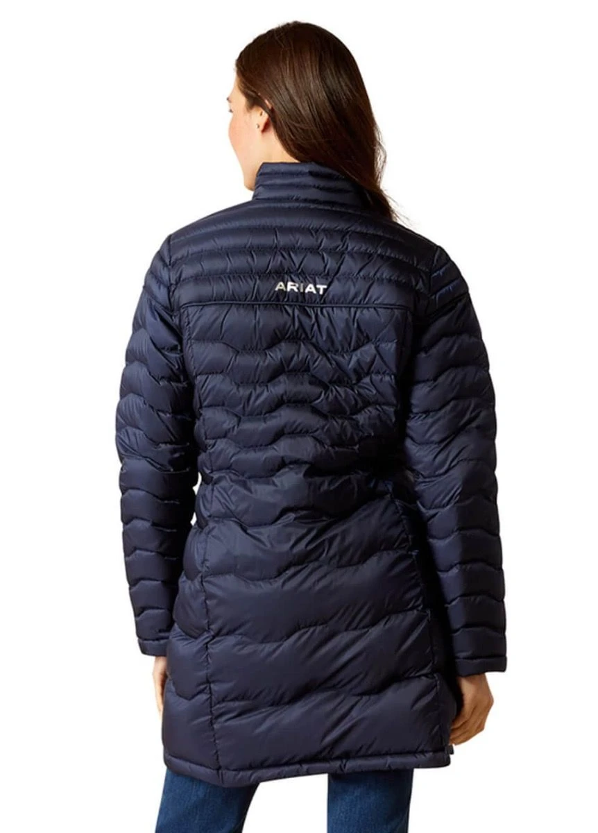 Ariat Ideal Down Coat - Navy 2 Ariat Ideal Down Coat - Navy - Image 2