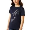 Ariat Youth Hay Girl T-Shirt - Navy