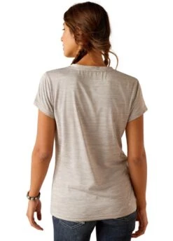 Ariat Laguna Logo Baselayer - Alloy -Throstlenest Store ariat laguna logo alloy 2rdy