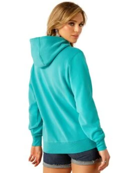 Ariat Logo 2.0 Hoodie - Latigo Bay -Throstlenest Store ariat logo hoodie bay 2rdy