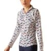 Ariat Sunstopper 3.0 1/4 Zip Baselayer - Painted Ponies