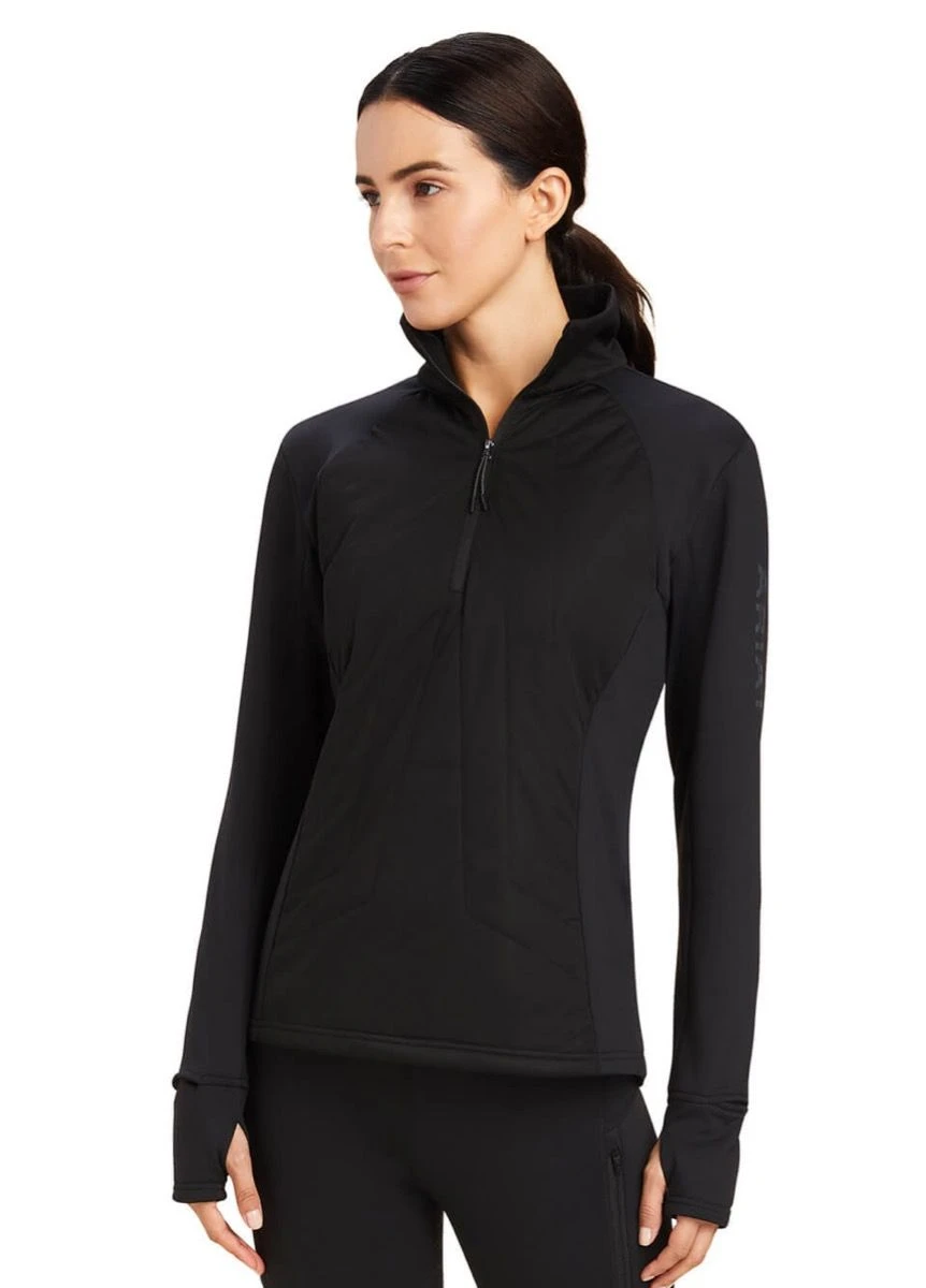 Ariat Venture 1/2 Zip Sweatshirt - Black 1 Ariat Venture 1/2 Zip Sweatshirt - Black
