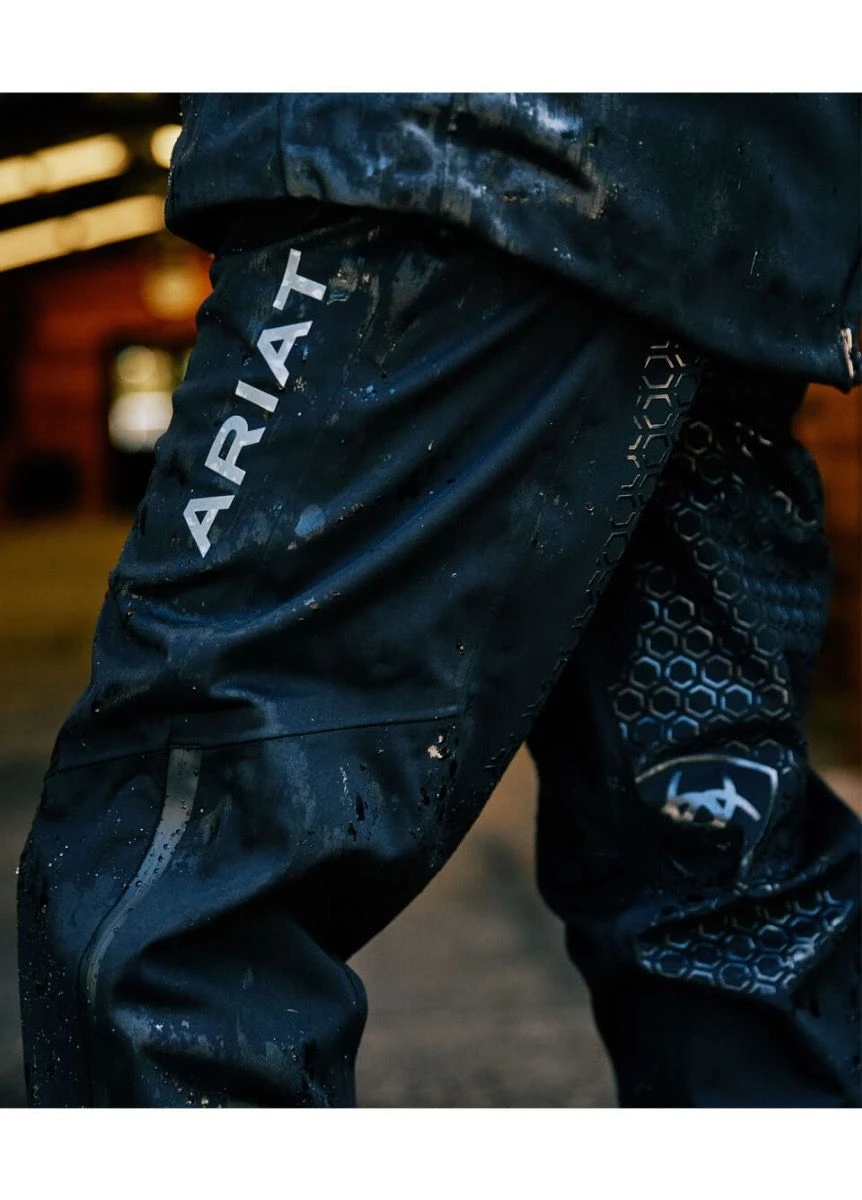 Ariat Venture Waterproof Shell Trousers - Black 3 Ariat Venture Waterproof Shell Trousers - Black - Image 3