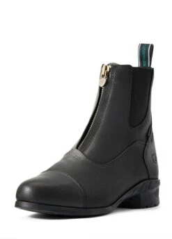 Ariat Womens Heritage LV Insulated H20 Zip Boots - Black -Throstlenest Store ariativziph20ins5rdy