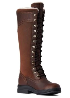 Ariat Wythburn Tall Waterproof Boot - Dark Brown -Throstlenest Store ariatwythburnbrown3rdy