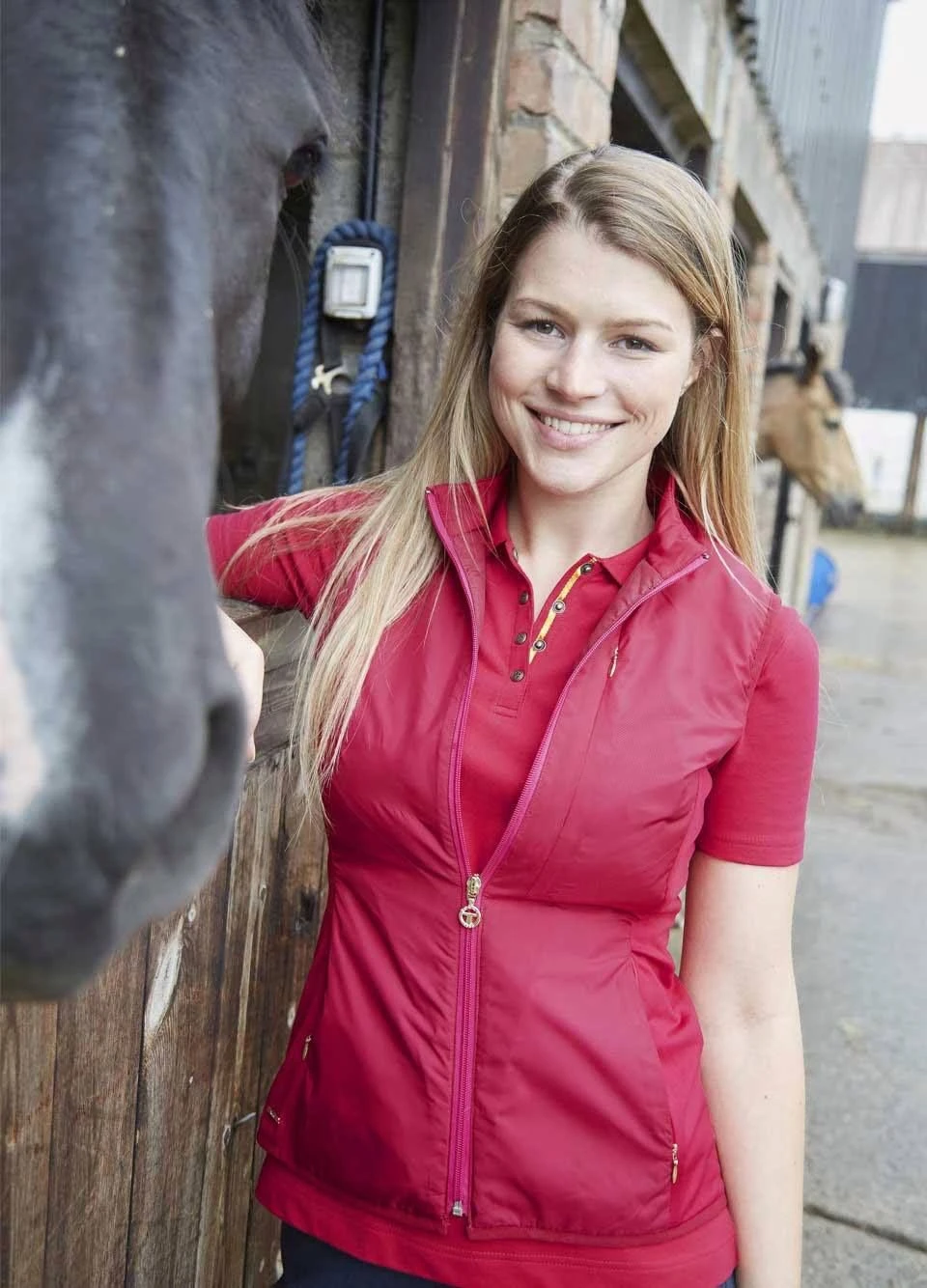 Toggi Artemis Ladies Gilet - Red 1 Toggi Artemis Ladies Gilet - Red