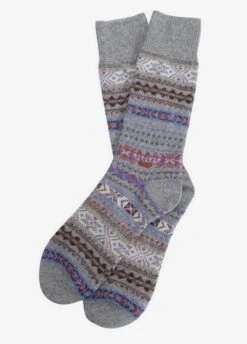 Barbour Boyd Socks - Grey Mix