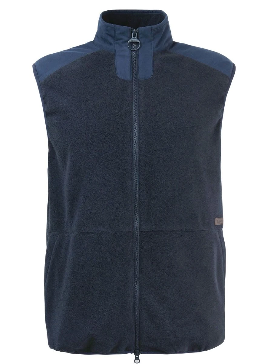 Barbour Mens Country Fleece Gilet - Navy 3 Barbour Mens Country Fleece Gilet - Navy - Image 3
