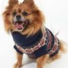 Barbour Fairisle Dog Jumper - Cranberry
