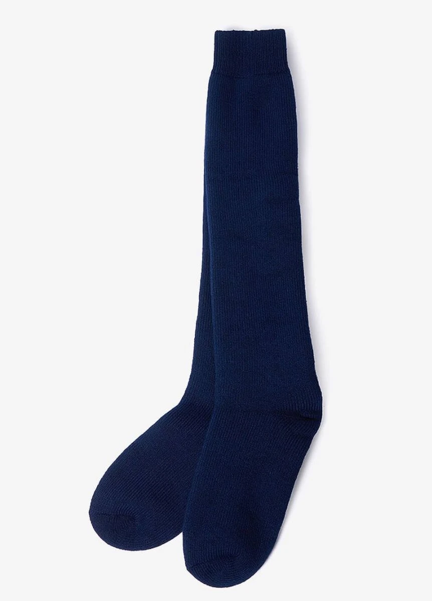 Barbour Wellington Knee Socks - Navy 1 Barbour Wellington Knee Socks - Navy