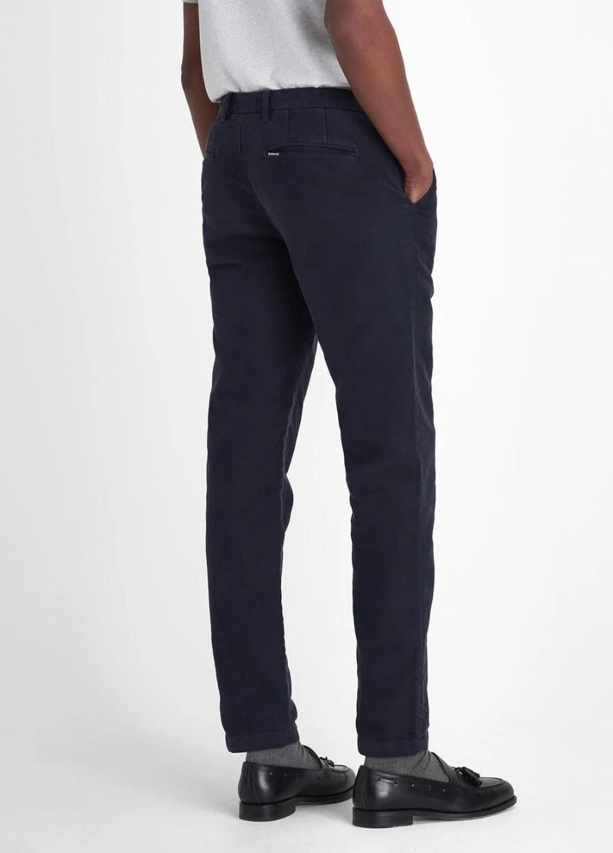 Barbour Moleskin Tailored Trousers - Navy 2 Barbour Moleskin Tailored Trousers - Navy - Image 2