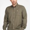 Barbour Henderson Thermo Weave Shirt - Olive