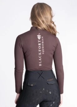 Blackfort Equestrian Cool Mesh Base Layer - Chocolate -Throstlenest Store bf base chocolate 3rdy