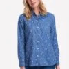 Barbour Ladies Scallop Shirt - Chambray