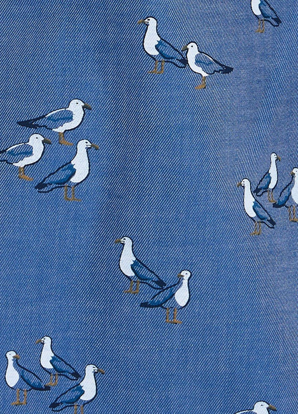 Barbour Ladies Scallop Shirt - Chambray 5 Barbour Ladies Scallop Shirt - Chambray - Image 5