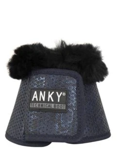 Anky Cimatrole Sheepskin Bell Boots - Dark Navy
