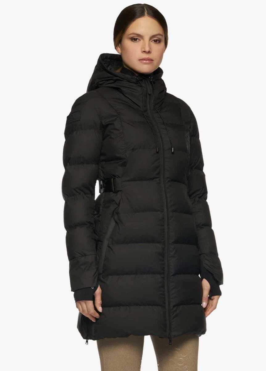 Cavalleria Toscana Belted Coat - Black 1 Cavalleria Toscana Belted Coat - Black