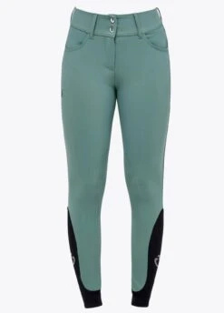 Cavalleria Toscana Dash Knee Grip High Waisted Breeches - Emerald Grey