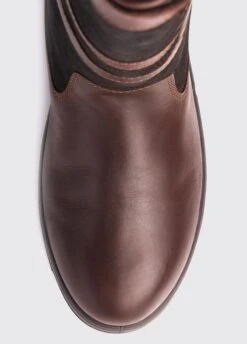 Dubarry Womens Galway Boots Slim Fit - Black/Brown -Throstlenest Store dubarry galway slimfit black brown 6rdy