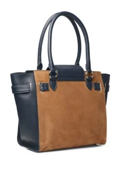 Fairfax & Favor Windsor Tote Bag - Tan/Navy -Throstlenest Store fairfax favor windsor tote tan navy 4rdy