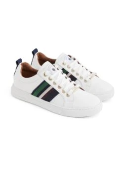 Fairfax & Favor Boston Trainer - White Leather