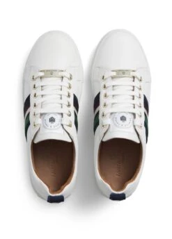 Fairfax & Favor Boston Trainer - White Leather -Throstlenest Store ff boston trainer white 3rdy