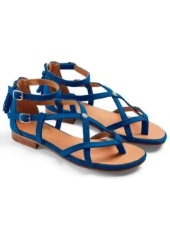 Fairfax & Favor Brancaster Sandal - Porto Blue