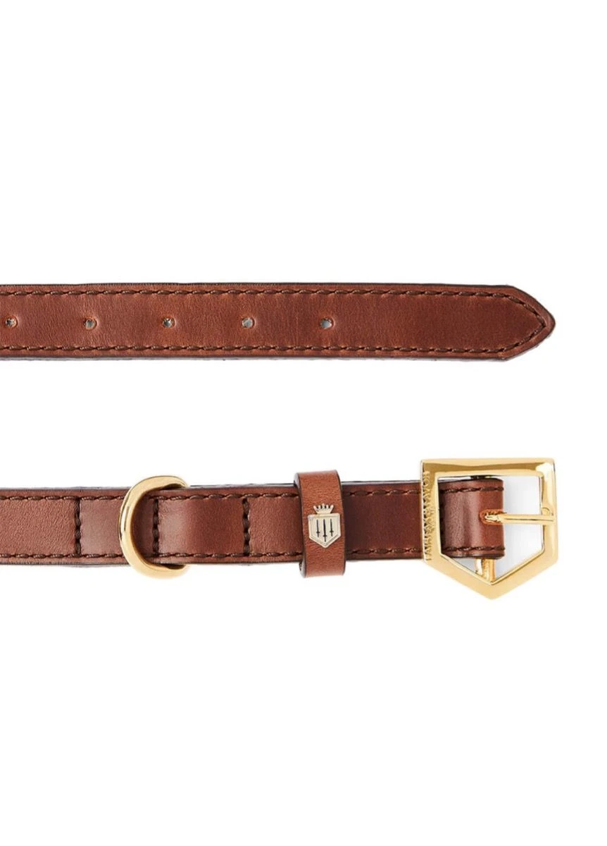 Fairfax & Favor Fitzroy Dog Collar - Tan 2 Fairfax & Favor Fitzroy Dog Collar - Tan - Image 2