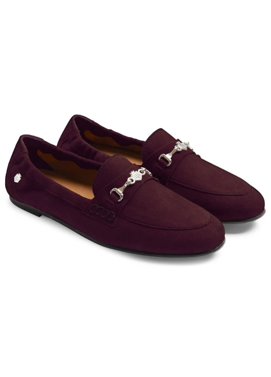 Fairfax & Favor Newmarket Loafer - Plum 1 Fairfax & Favor Newmarket Loafer - Plum