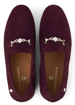 Fairfax & Favor Newmarket Loafer - Plum 8 Fairfax & Favor Newmarket Loafer - Plum -Throstlenest Store ff newmarket plum 4rdy