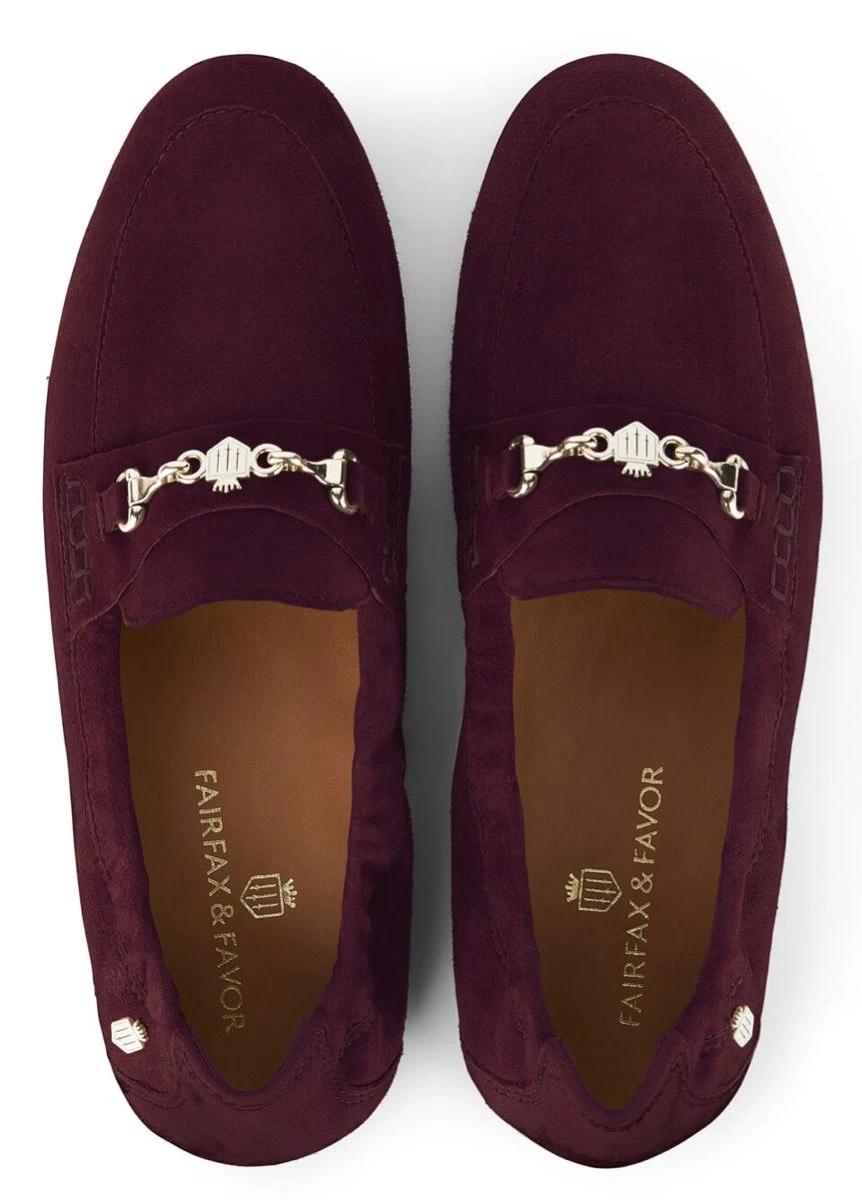 Fairfax & Favor Newmarket Loafer - Plum 4 Fairfax & Favor Newmarket Loafer - Plum - Image 4