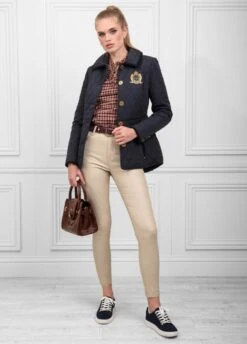 Fairfax & Favor Richmond Trainer - Navy Suede -Throstlenest Store ff richmond trainer navy 4rdy