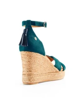 Fairfax & Favor Valencia Wedge - Ocean -Throstlenest Store ff valencia ocean 3rdy