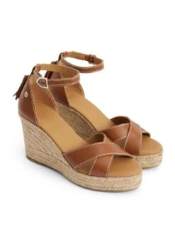 Fairfax & Favor Valencia Wedge - Tan Leather 9 Fairfax & Favor Valencia Wedge - Tan Leather -Throstlenest Store ff valencia tan leather 1rdy