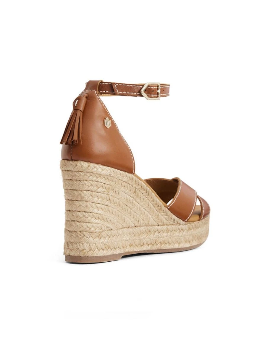 Fairfax & Favor Valencia Wedge - Tan Leather 3 Fairfax & Favor Valencia Wedge - Tan Leather - Image 3