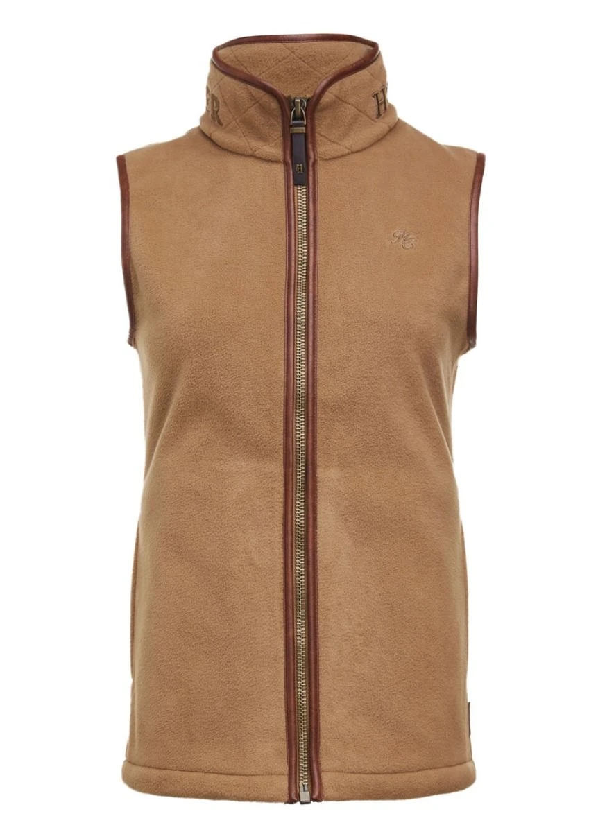 Holland Cooper Country Fleece Gilet - Coffee 3 Holland Cooper Country Fleece Gilet - Coffee - Image 3