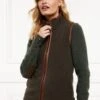 Holland Cooper Country Fleece Gilet - Khaki