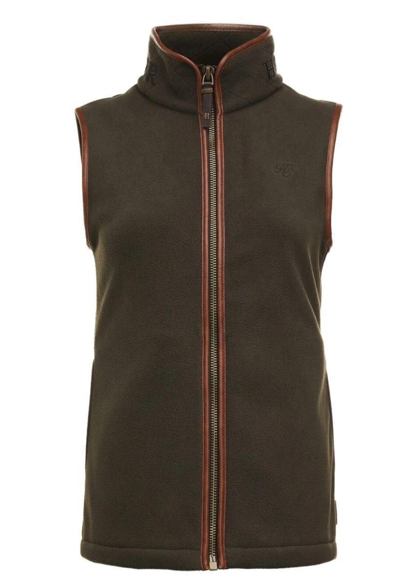 Holland Cooper Country Fleece Gilet - Khaki 3 Holland Cooper Country Fleece Gilet - Khaki - Image 3