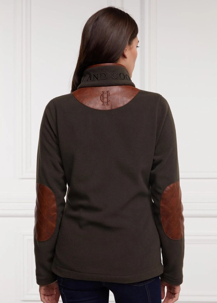 Holland Cooper Country Fleece Jacket - Khaki 2 Holland Cooper Country Fleece Jacket - Khaki - Image 2