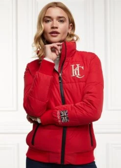 Holland Cooper Team Padded Jacket - Heritage Red