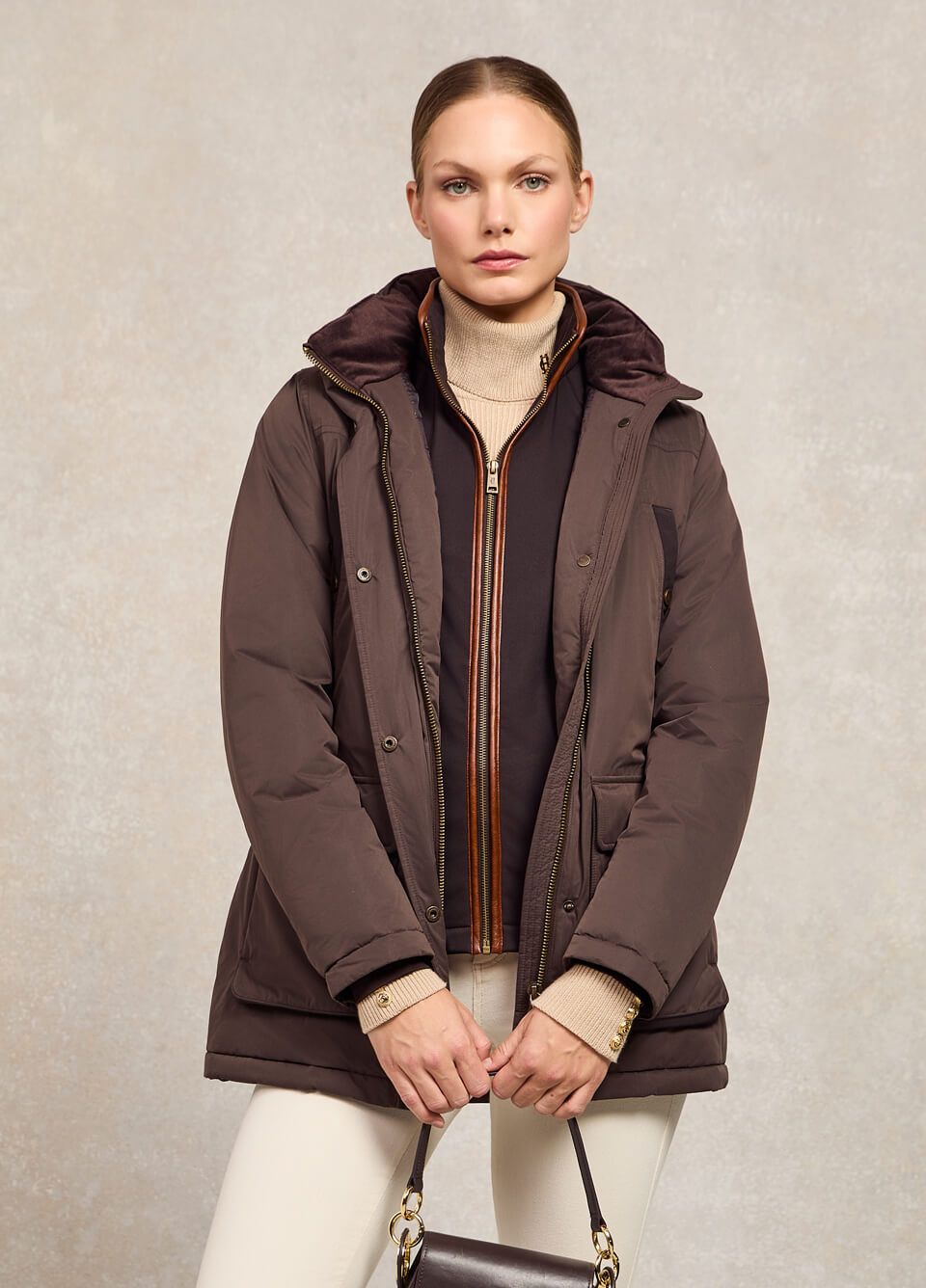 Throstlenest Store -Throstlenest Store hc stamford coat chocolate 1rdy