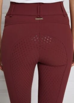 Holland Cooper Ascot Breeches - Burgundy -Throstlenest Store hcascotburgundy4rdy