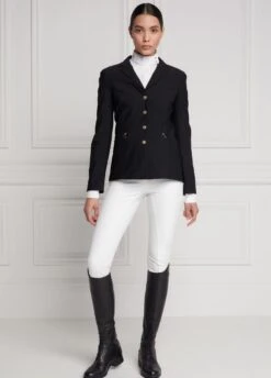 Holland Cooper Competition Jacket - Black -Throstlenest Store hccompjcktblk6rdy