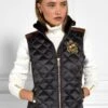 Holland Cooper Diamond Quilt Classic Gilet - Khaki