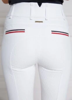 Holland Cooper Hickstead Breeches - White -Throstlenest Store hchicksteadwhite2rdy