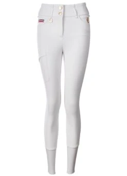 Holland Cooper Hickstead Breeches - White -Throstlenest Store hchicksteadwhite6rdy