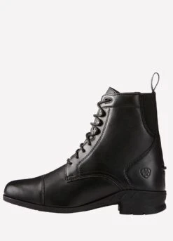 Ariat Womens Heritage LV Lace Paddock Boots - Black -Throstlenest Store heritageivlacesiderdy